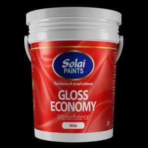 Crown Economy Paint is an alkyd-based superior quality protective finish producing a deep gloss Soft white finish on properly prepared surfaces.